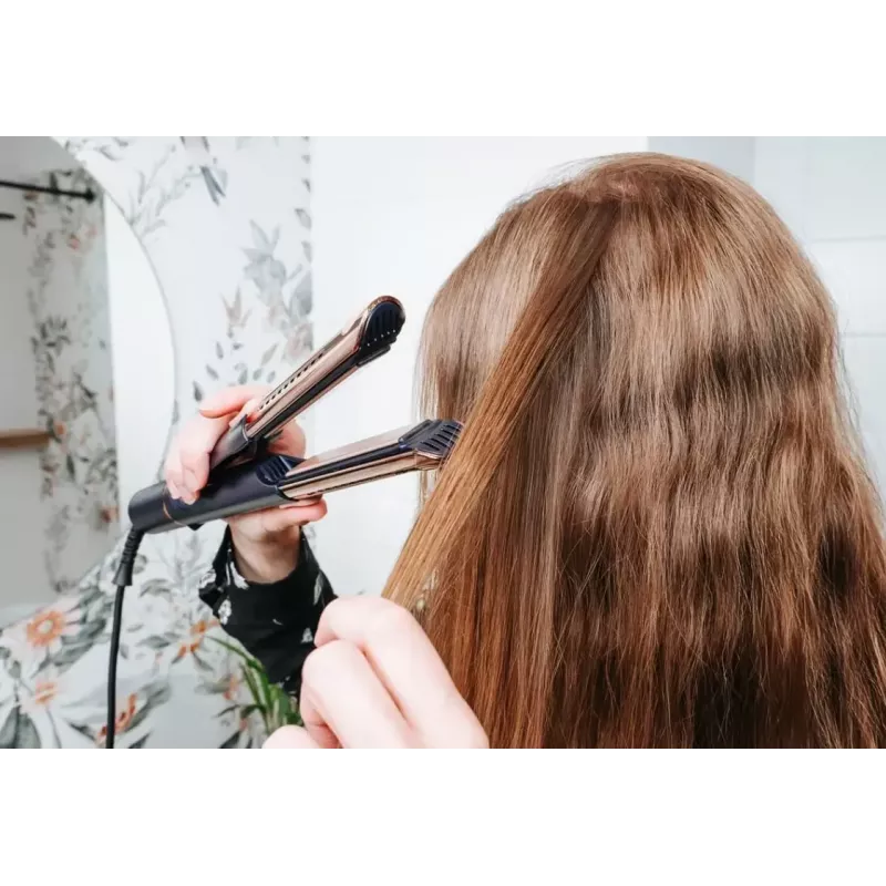 Concept Profi Care VZ8100 plancha de pelo, azul/dorada