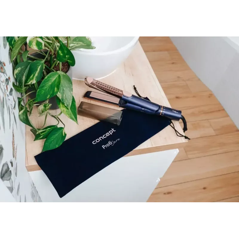 Concept Profi Care VZ8100 plancha de pelo, azul/dorada