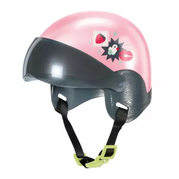 Casco para muñeca ZAPF BABY born E-Scooter 43 cm — textil/plástico, multicolor, edad 3–12