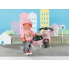 Zapf Creation BABY born 835937 E-Scooter casco para muñeca, 43 cm, rosa/negro, 3+