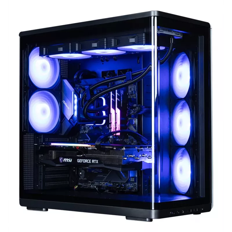 Zalman P60 caja semitorre, negra, 5 ventiladores ARGB