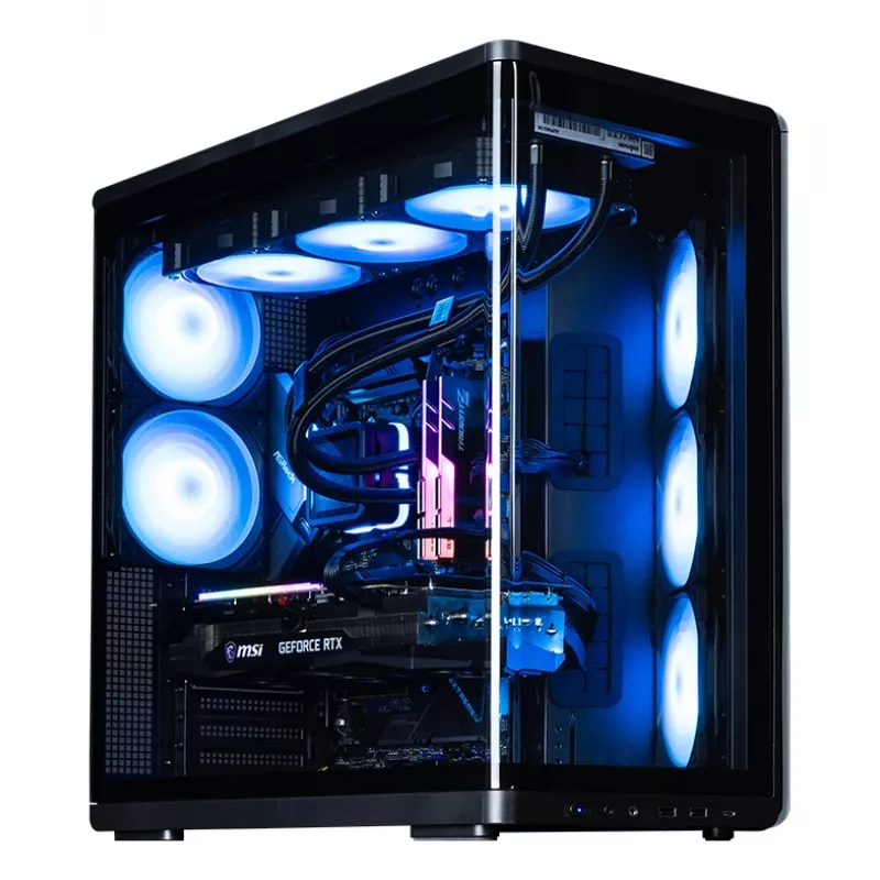 Zalman P60 caja semitorre, negra, 5 ventiladores ARGB