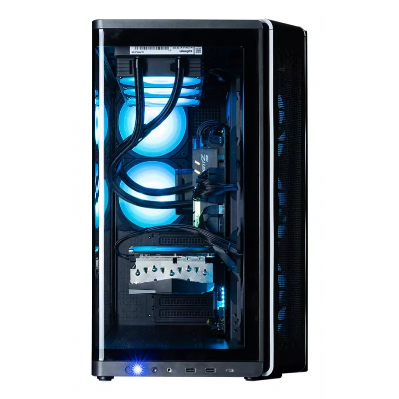 Zalman P60 caja semitorre, negra, 5 ventiladores ARGB