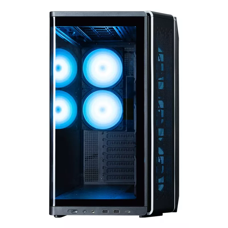 Zalman P60 caja semitorre, negra, 5 ventiladores ARGB
