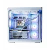 Caja de PC ZALMAN P60 Mid-Tower con 5 ventiladores ARGB, blanca