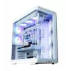 Caja de PC ZALMAN P60 Mid-Tower con 5 ventiladores ARGB, blanca