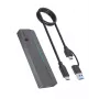 Caja para SSD M.2 SATA/NVMe ICY BOX con USB 3.2 Gen 2 Type-C e iluminación RGB