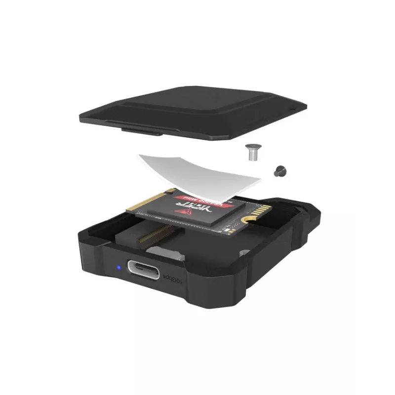 Caja para SSD M.2 NVMe icybox IB-1601MP-CU31 USB 3.2 Gen 2 Type-C 10 Gbit/s