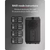 Caja para HDD/SSD ICY BOX IB-RD3720-CU3 negra 2,5/3,5