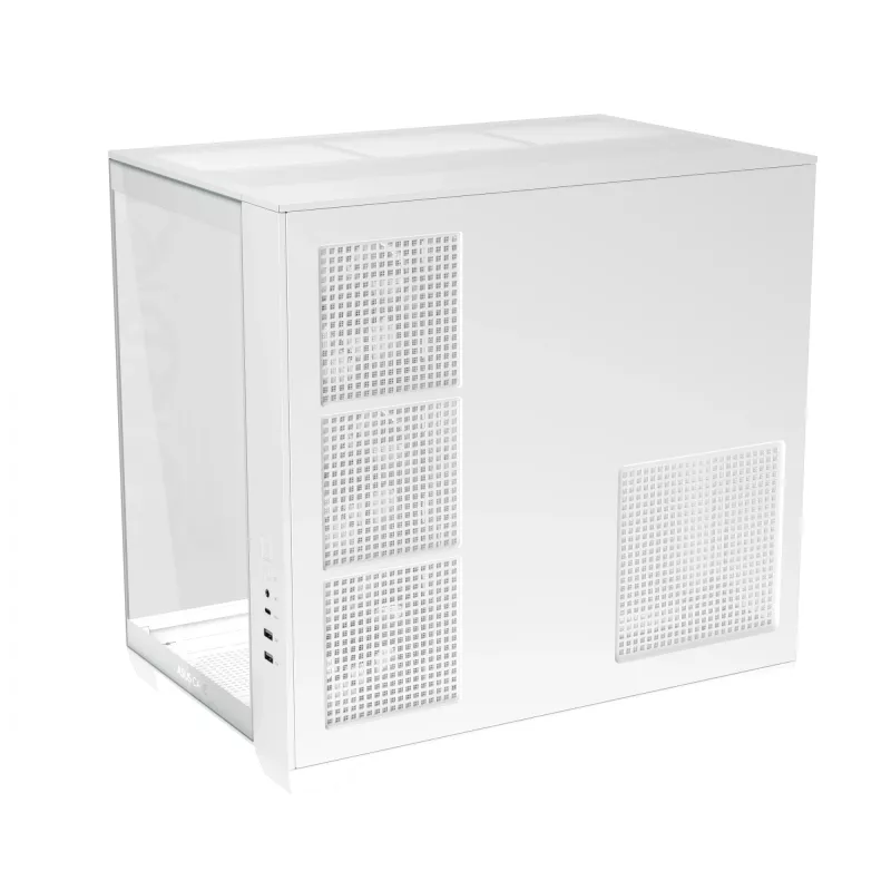 ASUS A32 PLUS TG ARGB caja de ordenador, blanca, cristal templado