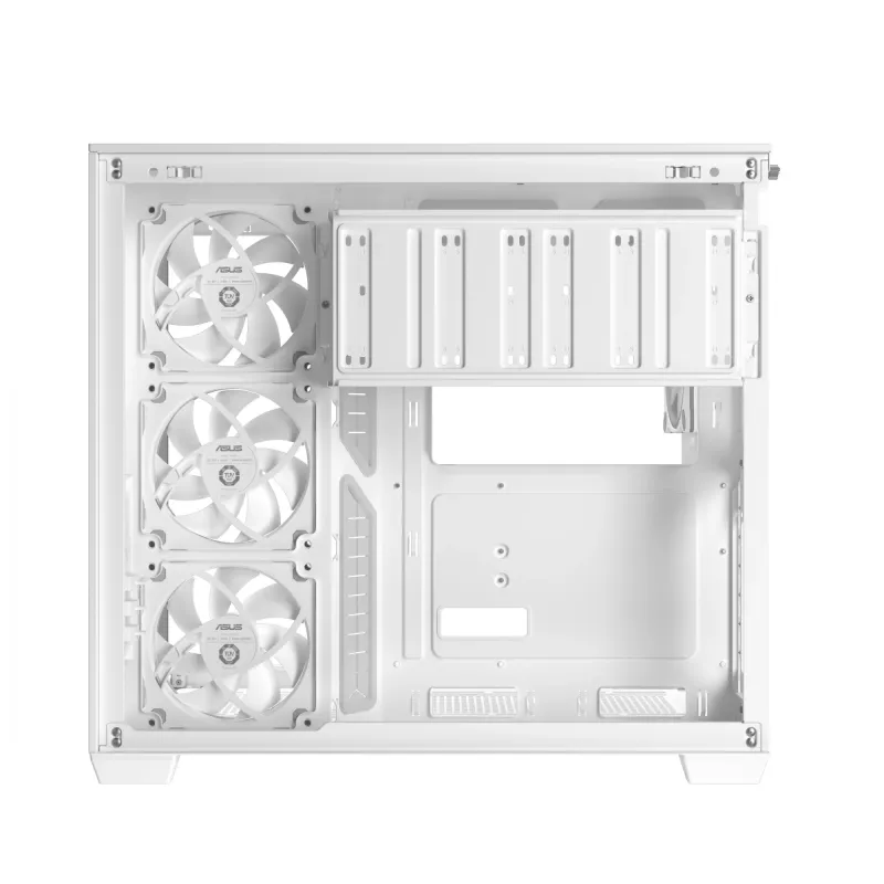 ASUS A32 PLUS TG ARGB caja de ordenador, blanca, cristal templado