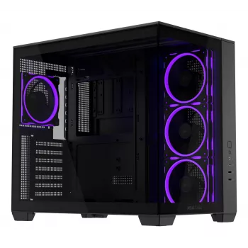Caja de PC ASUS A32 PLUS TG ARGB, negra, ATX/micro ATX/Mini-ITX