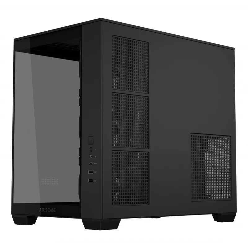 Caja de PC ASUS A32 PLUS TG ARGB, negra, ATX/micro ATX/Mini-ITX