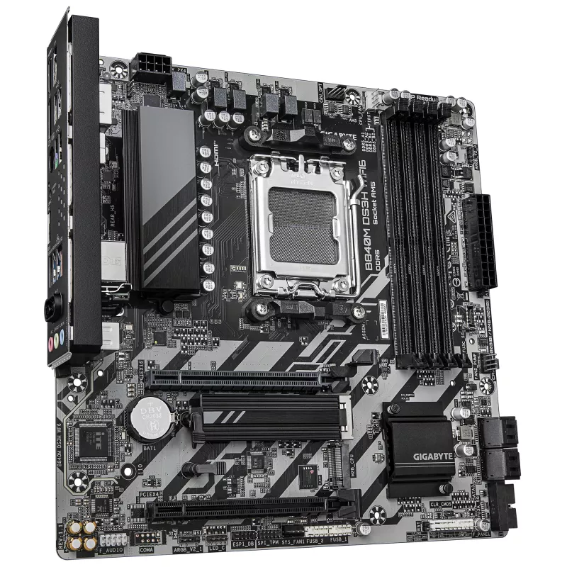 Placa base GIGABYTE B840M DS3H WIFI6, AMD B840, Socket AM5, Micro ATX, DDR5
