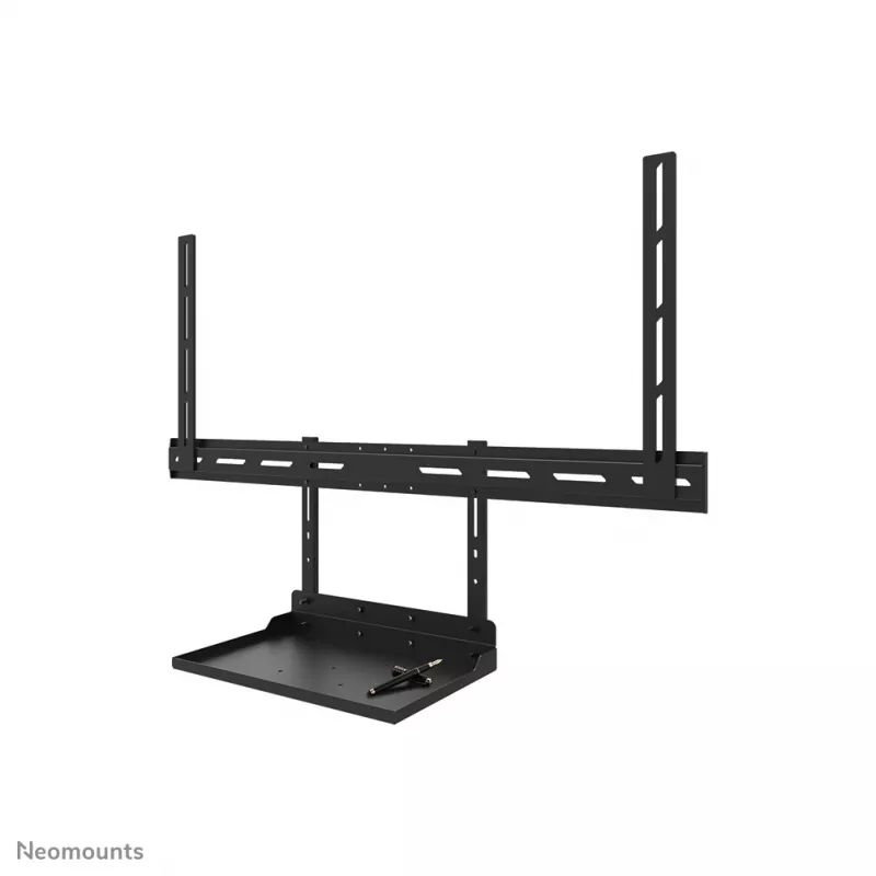 Kit de bandeja para portátil Neomounts AV45-500BL para pantallas de 43 a 110 pulgadas, VESA hasta 600x400, máx. 2,5 kg, 900×242×640 mm
