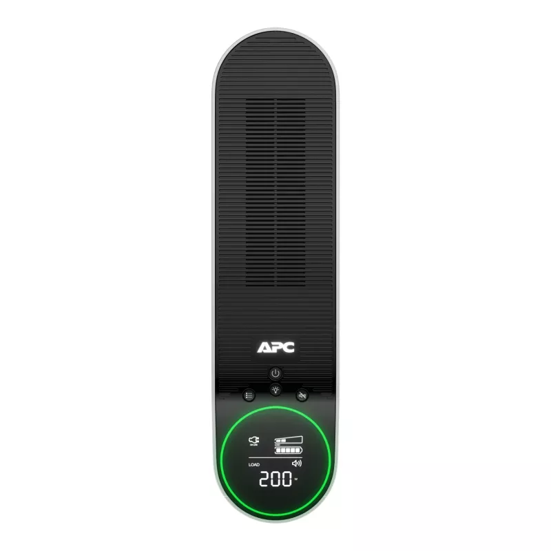 APC Back-UPS Pro, 2200VA/1320W, Torre, 230V, 4 salidas Schuko y 2 IEC C13, iluminación RGB, onda sinusoidal pura, Arctic (Blanco)