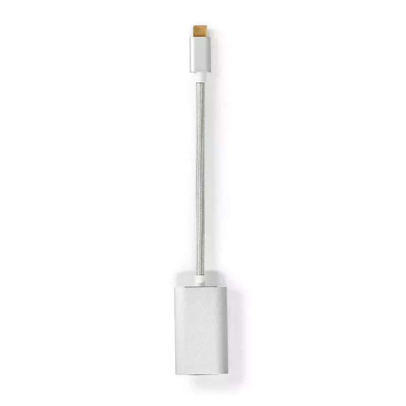 Adaptador de cable de vídeo Nedis CCTB64580AL02 0,2m USB Type-C Mini DisplayPort