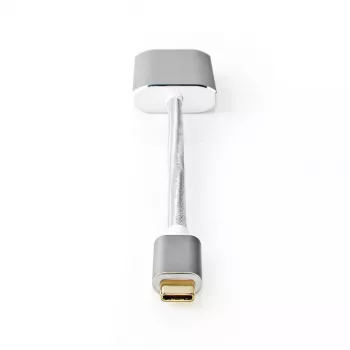 Adaptador de cable de vídeo Nedis CCTB64580AL02 0,2m USB Type-C Mini DisplayPort