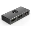 HAMA conmutador HDMI bidireccional 8K — 1 entrada a 2 salidas / 2 entradas a 1 salida, modelo 00205324