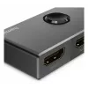 HAMA conmutador HDMI bidireccional 8K — 1 entrada a 2 salidas / 2 entradas a 1 salida, modelo 00205324