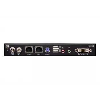 ATEN Switch KVM sobre IP DVI de un solo puerto con acceso compartido 1 local/remoto