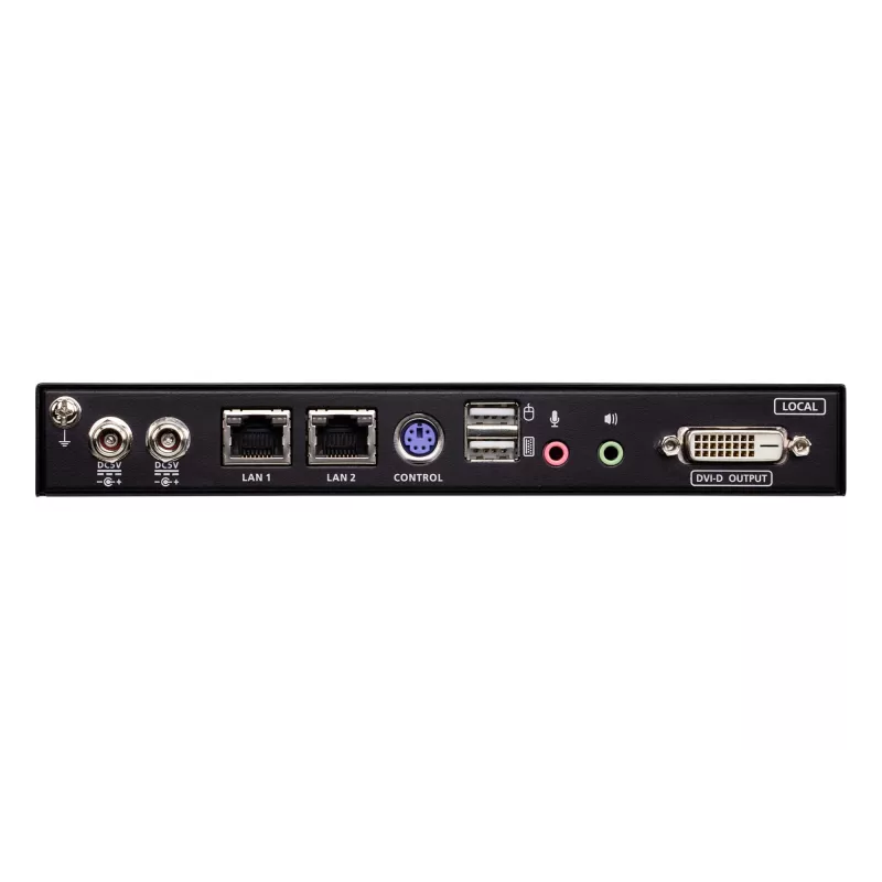 ATEN Switch KVM sobre IP DVI de un solo puerto con acceso compartido 1 local/remoto