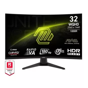 Monitor MSI MAG 325CQF 80 cm (31,5 pulgadas) 2560 x 1440 píxeles Wide Quad HD negro