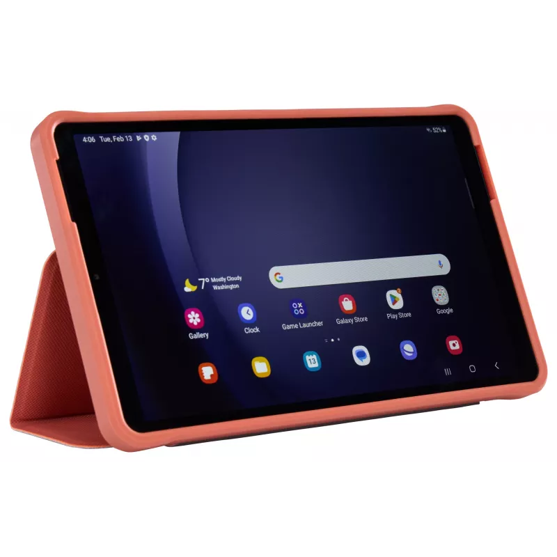 Case Logic SnapView CSGE-2196 funda folio para Samsung Galaxy Tab A9 8,7 pulgadas (22,1 cm), roja Sienna Red