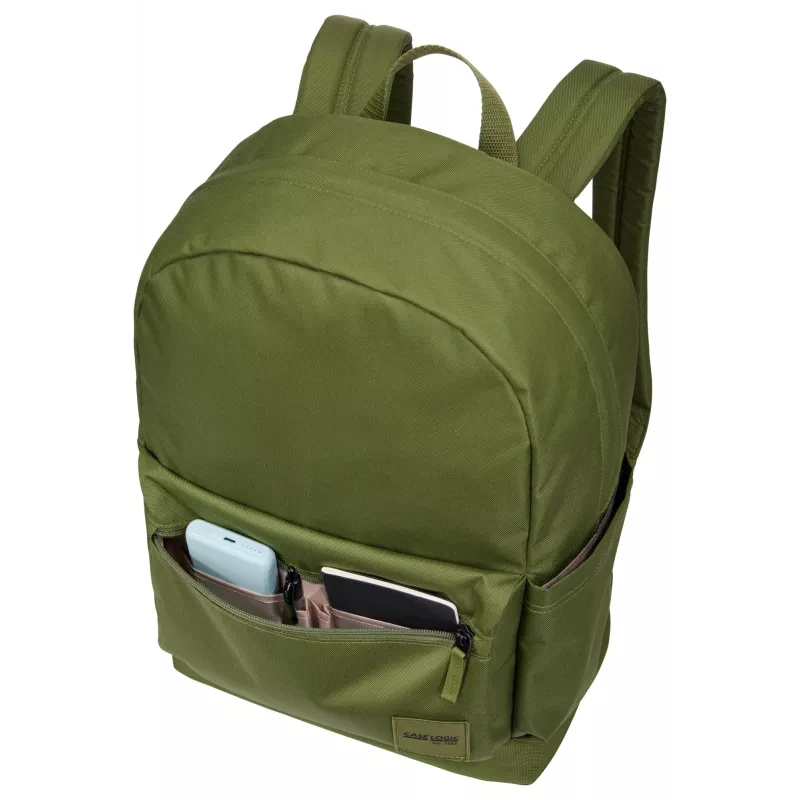 Mochila Case Logic Campus CCAM1216 Hawthorne verde mochila casual negra poliéster