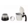 Jata HCAF2406 cafetera moka, 6 tazas (0,3 l), aluminio, compatible con inducción