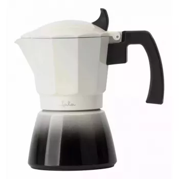 Cafetera moka Jata HCAF2406 manual 0,3 L negra blanca 100,5 mm
