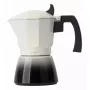 Jata HCAF2406 cafetera moka, 6 tazas (0,3 l), aluminio, compatible con inducción