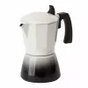 Jata HCAF2412 cafetera moka, 12 tazas (0,7 l), aluminio, compatible con inducción, base de 10,8 cm