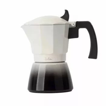 Cafetera moka Jata HCAF2412 0,7 l negra blanca 108 mm ancho 1 ud.
