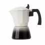 Jata HCAF2412 cafetera moka, 12 tazas (0,7 l), aluminio, compatible con inducción, base de 10,8 cm