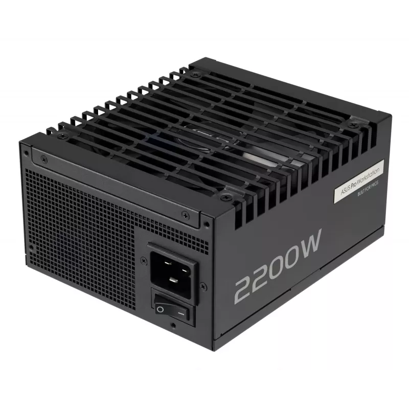 Fuente de alimentación ASUS Pro WS 2200W Platinum 20+4 pin ATX ATX negra