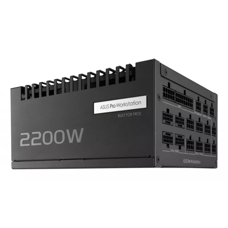 Fuente de alimentación ASUS Pro WS 2200W Platinum 20+4 pin ATX ATX negra