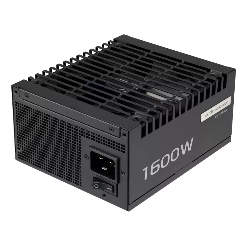 Fuente de alimentación ASUS Pro WS 1600W Platinum 20+4 pin ATX ATX negra