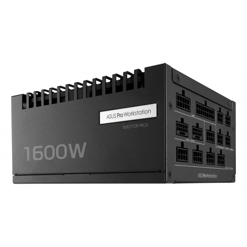 Fuente de alimentación ASUS Pro WS 1600W Platinum 20+4 pin ATX ATX negra
