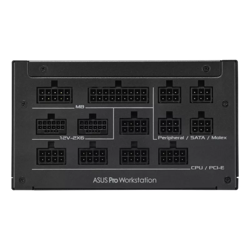 Fuente de alimentación ASUS Pro WS 1600W Platinum 20+4 pin ATX ATX negra