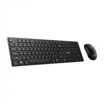 MSI FORGE K210 WIRELESS COMBO teclado ratón incluido Home/Office USB QWERTY US English negro