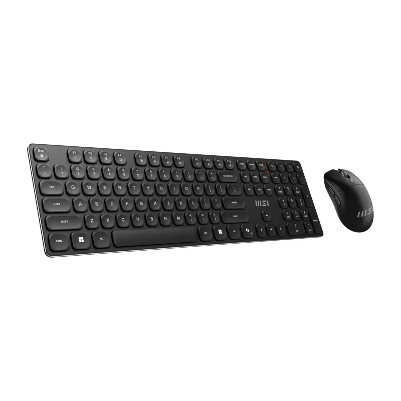 MSI FORGE K210 WIRELESS COMBO teclado ratón incluido Home/Office USB QWERTY US English negro