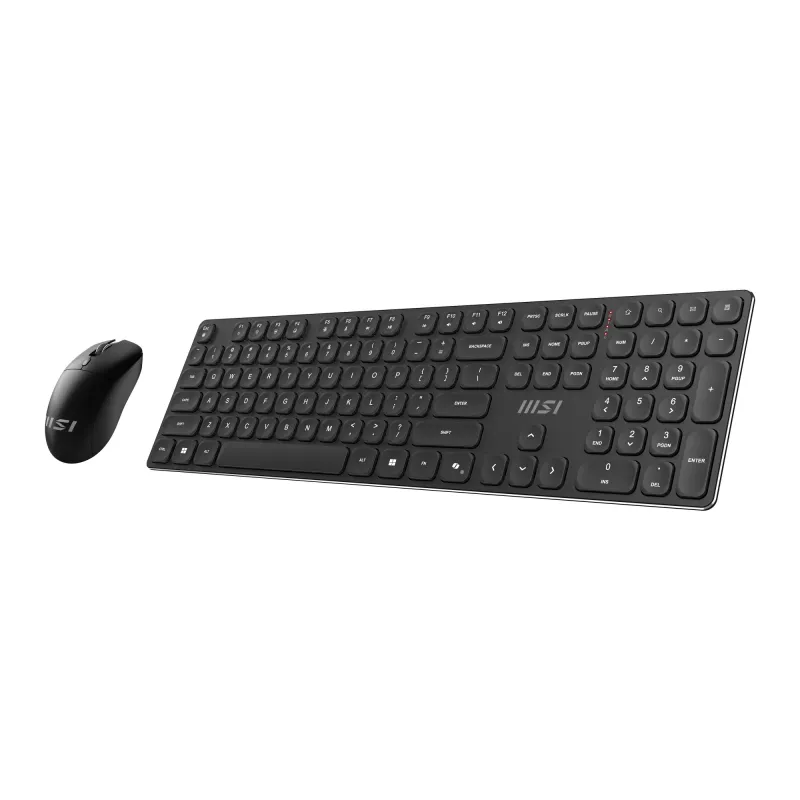 MSI FORGE K210 WIRELESS COMBO teclado ratón incluido Home/Office USB QWERTY US English negro