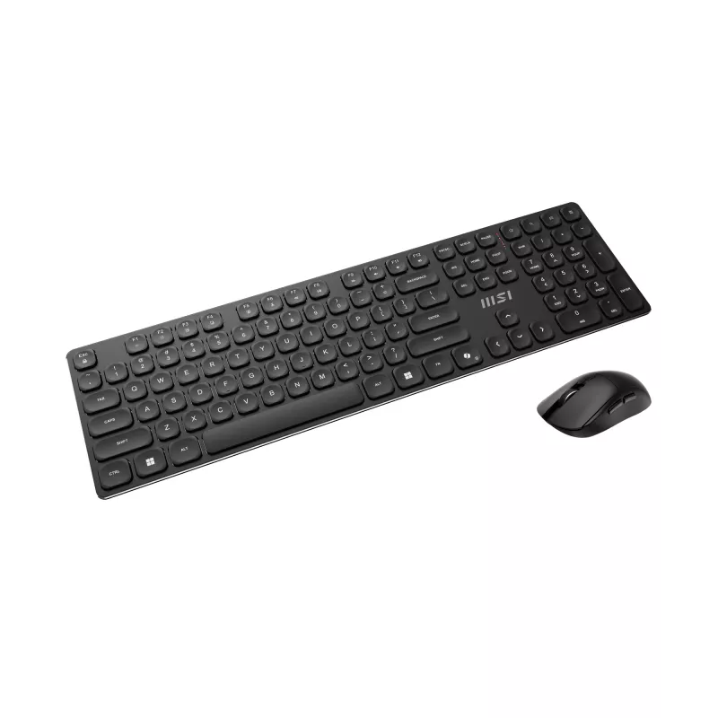 MSI FORGE K210 WIRELESS COMBO teclado ratón incluido Home/Office USB QWERTY US English negro