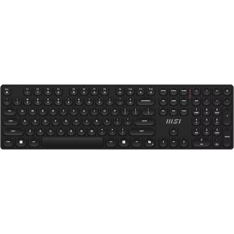 MSI FORGE K210 WIRELESS COMBO teclado ratón incluido Home/Office USB QWERTY US English negro