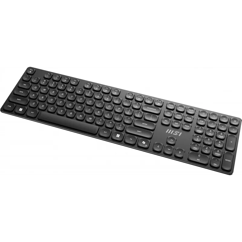 MSI FORGE K210 WIRELESS COMBO teclado ratón incluido Home/Office USB QWERTY US English negro