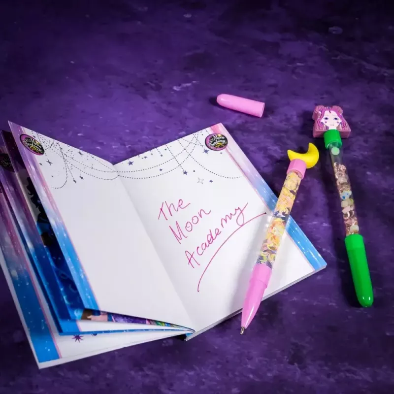 Set educativo Liscianigiochi Moon Academy — rotuladores lunares y diario