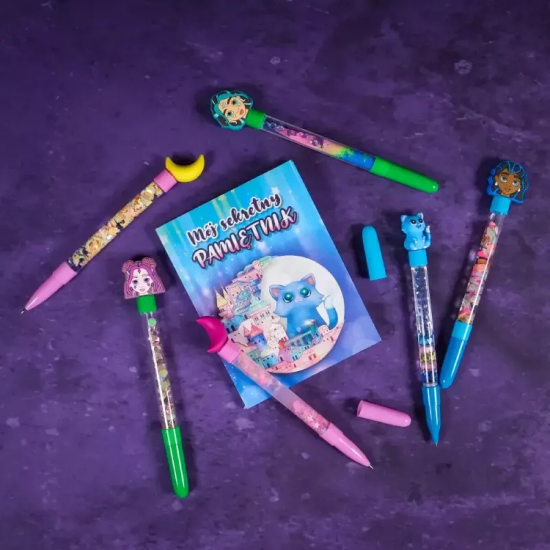 Set educativo Liscianigiochi Moon Academy — rotuladores lunares y diario