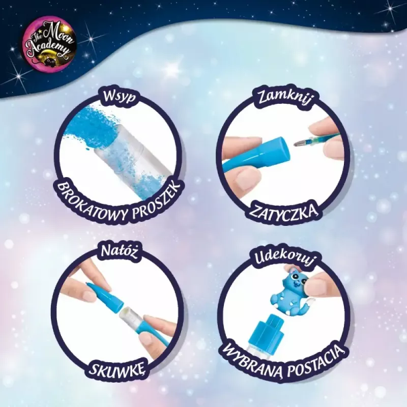 Set educativo Liscianigiochi Moon Academy — rotuladores lunares y diario