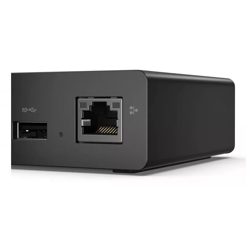 Docking station Lenovo ThinkPad USB4 Dock 5000 — con cable Thunderbolt 4, 65 W PD, 3840×2160, HDMI, 4× USB-A, Gigabit Ethernet, negra
